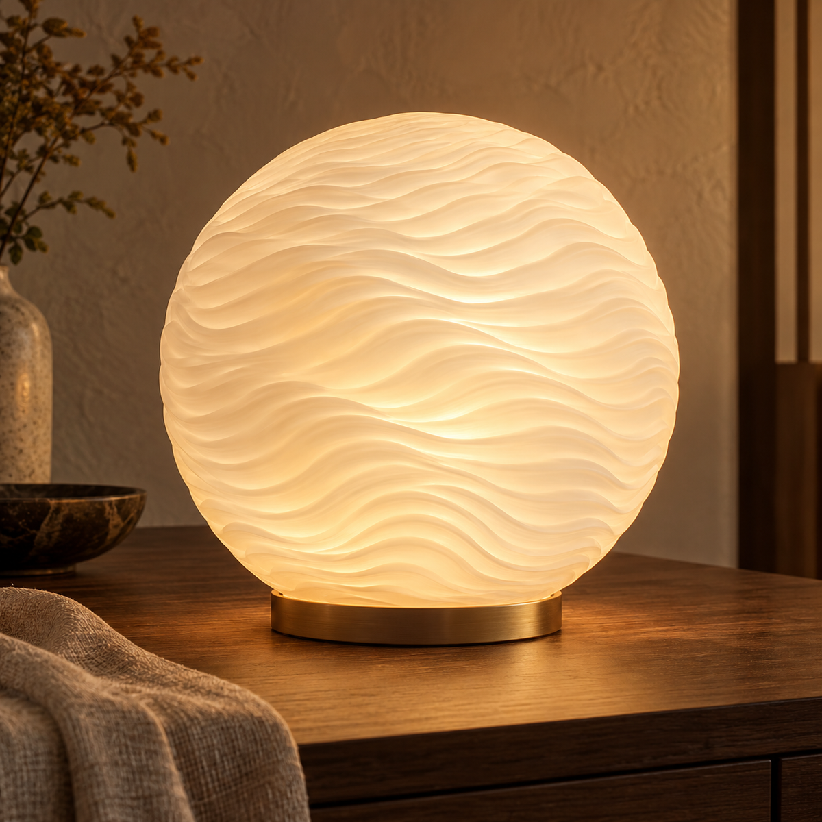 Ripple Globe Light